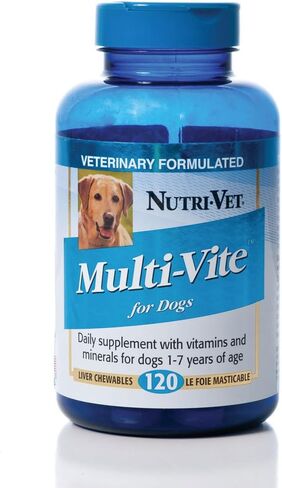 Nutri-Vet Dog Multivitamin, Daily Multivitamin for Dogs, 180 Count in Kuwait