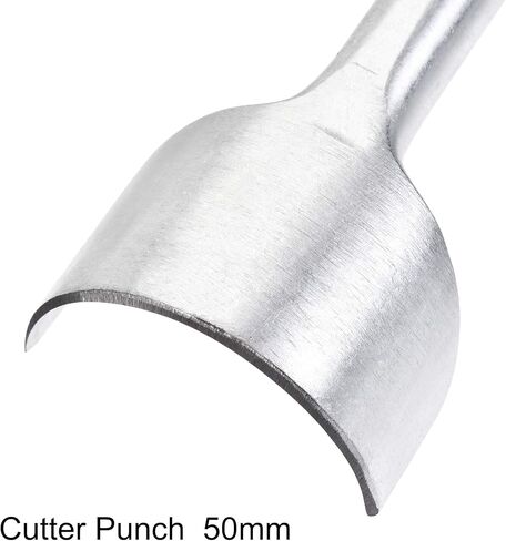 uxcell Half-Round Shaped Leather Cutter Punch 40mm Strap End Punch Tool for Crafting Strap Belt Wallet and Bag in Saudi Arabia