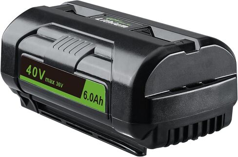 VANTTECH OP4040A1 40V 6.0Ah استبدال بطارية ليثيوم أيون لبطارية Ryobi 40V OP4040 OP4050A OP4026 OP40201 OP40261 OP4030 OP40301OP4050 OP40601 مع مؤشر LED in Saudi Arabia