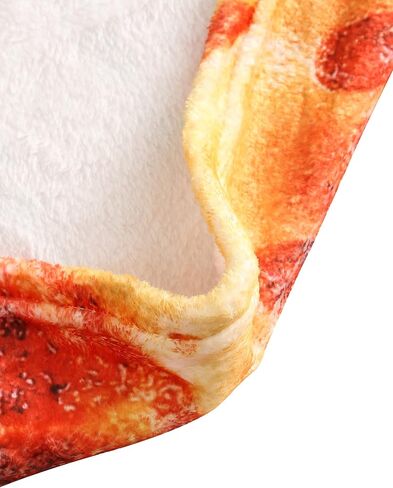 Soft Pizza Blanket for Baby,36 inches Flannel Pizza Blanket is Stylish, Wearable Wrap Blanket Funny Gifts for Baby Shower Boy Girl Creative and Versatile, Blanket Suitable for Baby in Saudi Arabia