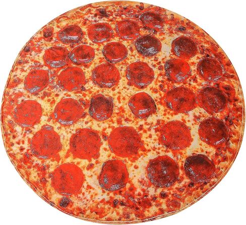 Soft Pizza Blanket for Baby,36 inches Flannel Pizza Blanket is Stylish, Wearable Wrap Blanket Funny Gifts for Baby Shower Boy Girl Creative and Versatile, Blanket Suitable for Baby in Saudi Arabia