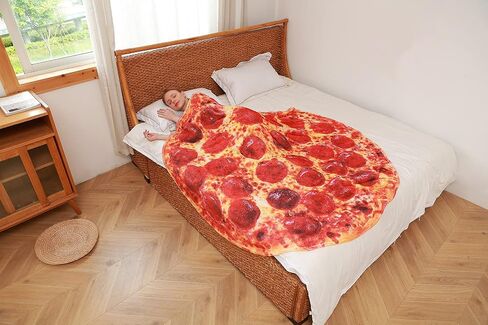 Soft Pizza Blanket for Baby,36 inches Flannel Pizza Blanket is Stylish, Wearable Wrap Blanket Funny Gifts for Baby Shower Boy Girl Creative and Versatile, Blanket Suitable for Baby in Saudi Arabia