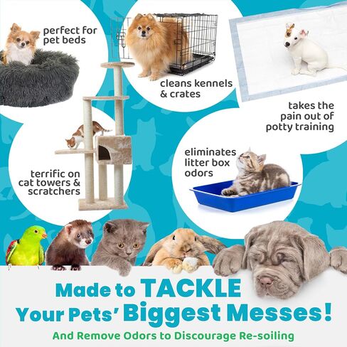 Unique Pet Odor & Stain Eliminator Enzyme Cleaner Concentrate, 32 oz in Saudi Arabia
