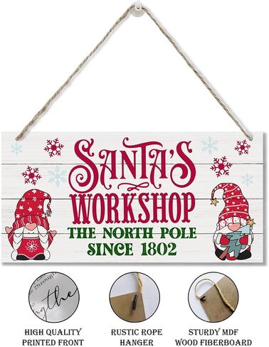 New Year Decor, Decorative Wood Hanging Wood Plaque, Wooden New Year Sign, New Year Decorations for Home Wall Door Decor, Rustic Wooden Holiday Decor, Hanging Decor With Rope, Happy New Year Sign MGB264 in Saudi Arabia