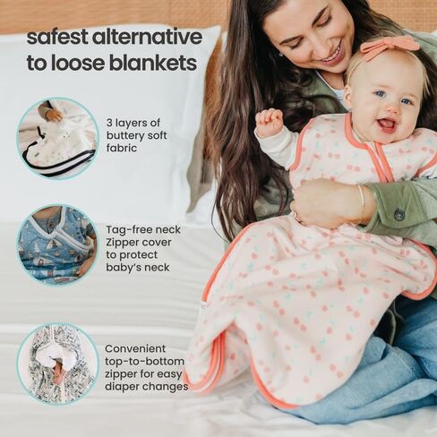 Copper Pearl Sleep Sack: Warm and Cozy Baby Bag in a Variety of Trendy Designs, Safe Alternative to Blankets, Sleeveless Baby Sleep Sack Swaddle Sizes Newborn to 24 Months - Bayside in Kuwait