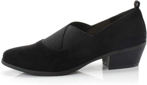 FOOTSELF Brief Women's Elastic Mid Heel Round Toe Pump Comfortable Casual Shoe in Saudi Arabia