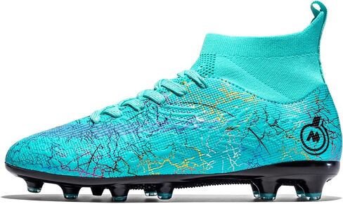 Mens Womens Soccer Cleats Youth Soccer Shoes Football Shoes High-Top Football Cleats Outdoor/Indoor Athletic Shoes Sneakers in Saudi Arabia
