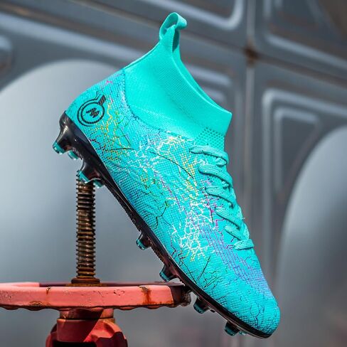 Mens Womens Soccer Cleats Youth Soccer Shoes Football Shoes High-Top Football Cleats Outdoor/Indoor Athletic Shoes Sneakers in Saudi Arabia