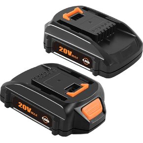 SKYON 20V 4.0Ah WA3575 استبدال البطارية ل20V 2.0Ah WA3525 WA3575 1.5Ah WA3520 بطارية ليثيوم مدمجة متوافقة مع Worx WG163 WG261 WG170 WG545 WX176L WG320 20 فولت بطارية أدوات الطاقة in Kuwait