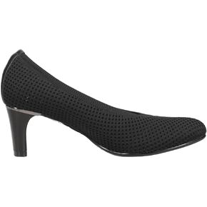 VANELi Womens Darrie Round Toe Pumps Dress Casual Casual Low Heel 1-2" - Black