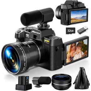 كاميرات رقمية Mo-S100PRO-H-US-2024-5 لترقية التصوير الفوتوغرافي، أسود in Kuwait