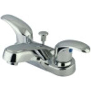 Kingston Brass KB6252 Legacy 4-Inch Centerset Lavatory Faucet with Plastic Pop-Up, Polished Brass