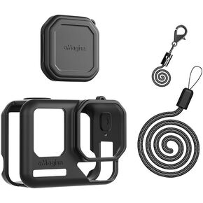 Silicone Protective Case for Insta360 Ace Pro 2,Protective Case with Lens Guards Cover for Insta360 Ace Pro 2 (Black)