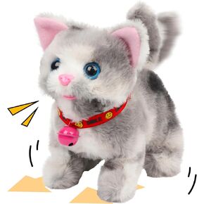 Cuteoy المشي قوس قزح الأرنب الحيوانات المحشوة يتحدث يهز الايماء التعليمية أفخم لعبة الكهربائية التفاعلية الرسوم المتحركة Plushies للفتيات الفتيان عيد ميلاد