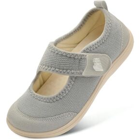 BARERUN Womens Slippers Wide Diabetic Shoes for Women Adjustable House Slippers Swollen Bunions Neuropathy House Shoes Stable Non Slip Barefoot Walking Shoes Indoor Outdoor