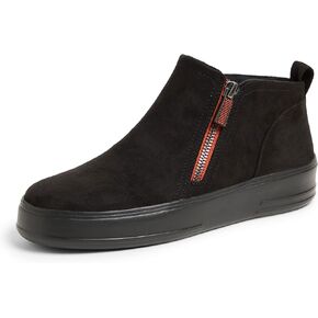 Dearfoams Women's Original Comfort Val Side Zip Wedge Sneaker