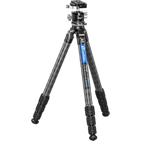 حامل ثلاثي للسفر من Leofoto LS-284CEXX مع رأس تسوية مدمج، سلسلة Ranger، ألياف الكربون، 4 أقسام للأرجل، خفيف الوزن، رأس كروي اختياري (حامل ثلاثي القوائم مع رأس كروي 30 مم) in Kuwait