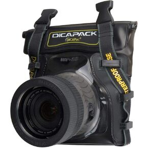 Dicapac USA Inc. Waterproof Case for Single-Lens Reflex Camera - Carrying Case - Retail Packaging - Dark Brown