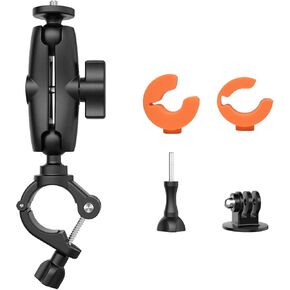 Handlebar/Seatpost/Pole Mount for Insta360 ACE Pro One X4 X3, X2, X, One R, RS, GO 2, GoPro, Bike Motorcycle Holder Head Super Clamp Mount Accessories