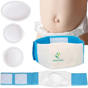 Baby Belly Band Umbilical Hernia Belt | Infant Newborn Belly Support Band Wrap | Comfortable and Breathable | Size Adjustable | Velcro Design | Anti-Slip Design | Sealed Package