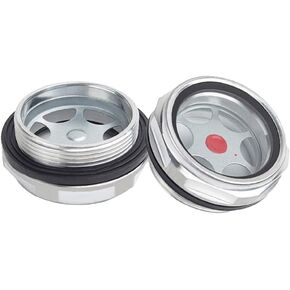 Joywayus 2Pcs G3/4 Male Threaded oil liquid level gauge sight glass