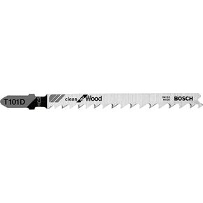 BOSCH T101D100 100-Piece 4 In. 6 TPI Clean for Wood T-Shank Jig Saw Blades