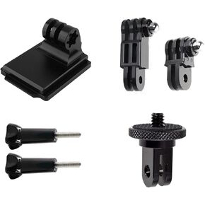 NVG Mount for Gopro, Aluminum Helmet Camera Mount Compatible with Insta360 ONE X3 X2 X RS R GO 3 2, GoPro Hero, DJI OSMO Action and Most Action Cameras