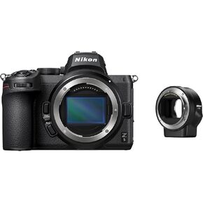 Nikon Z5 + Z 24-50mm Mirrorless Camera Kit (273-point Hybrid AF, 5-axis in-Body Optical Image stabilisation, 4K Movies, Dual Card Slots) VOA040K001 Black