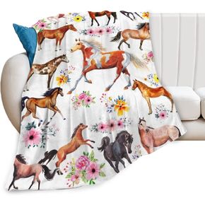 Funny Cat Blanket Gifts for Girls Boys Butterfly Throw Blankets Cute Cat on a Swing Fleece Flannel Throws Soft Lightweight Flowers Plush Stuffed Animal for Kids Men Women Bed Sofa Decor 50"x40"