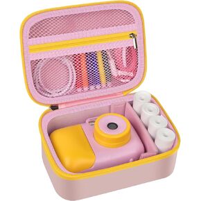 ALKOO Kids Camera Case Compatible with YEEHAO/for stinaolt/for ESOXOFFORE/for Dylanto/for Mgaolo/for LETSHAHA Instant Print Camera, Portable Digital Cameras Protective Storage Bag (Box Only)