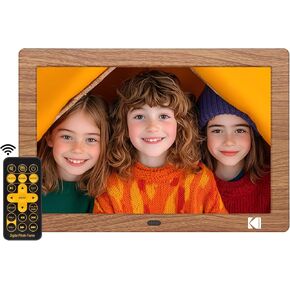 KODAK 8Inch WiFi Digital Picture Frame, 1280x 800 IPS HD Touchscreen Digital Photo Frame with 32GB Storage, Easy Setup to Share Photos or Videos Instantly from Anywhere(Khaki-WiFi)