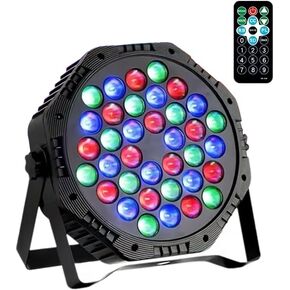 Par Lights 36LED 9 Modes RGB Stage Lights, DJ LED Party Lights with Remote Control & DMX Controller Sound Activated Uplights for Music Show Dance Bar DJ Disco Wedding Party (4 Packs) in Saudi Arabia