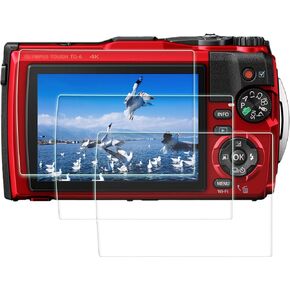 3 قطع واقي شاشة Rebel T7 T6 لكاميرا Canon EOS Rebel T7 T6 T5 DSLR متوافق مع Canon EOS 1500D 1300D 1200D مضاد للخدش، خالي من الفقاعات