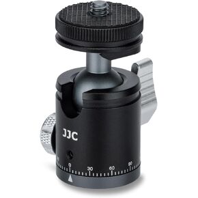 Mini Ball Head, Ballhead Tripod Mount Adapter Converter for Tripod Monopod Camera LED Light Microphone, Cold Shoe Tripod Mount Adapter for Photography, 1/4''-20 to Cold Shoe Mount Adapter