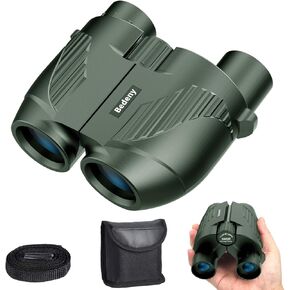 Binoculars 20x25 for Adults and Kids, High Power Easy Focus Binoculars with Low Light Vision, Compact Binoculars for Bird Watching and Travel, Green