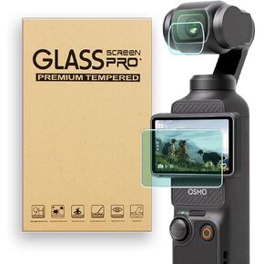Screen Protector for DJI OSMO Pocket 3, Led Transparent Film Screen for DJI Pocket 3 Accessories with 9H Hardness, Touch Sensitive, Full Screen Protection