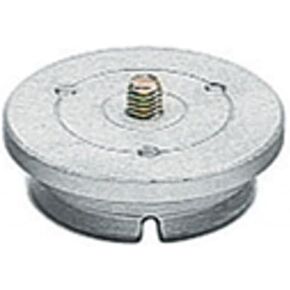 Manfrotto 400PL-MED 23MM Tall Medium Quick Release Plate for 400 and 3263 Geared Heads,Silver