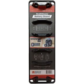 StealthMounts Battery Holder Compatible with Milwaukee M18 Batteries Battery Board | Made in The UK