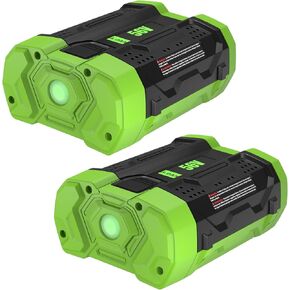 2Packs 3.0Ah Replacement for EGO Battery Compatible with EGO 56V Batttery BA2800 BA4200 BA1400 Lithium-Ion Replacement Battery Compatible with EGO 56V Power Tools Lawn Mower Leaf Blower (Black)