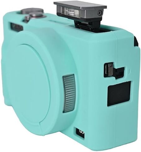 Case for Canon Powershot G7X Mark III Digital Camera, Soft Silicone G7X Mark III Camera Case Accessories, Protective Case Cover for G7XIII G7X3 with Detachable Lens Cover - White in Saudi Arabia