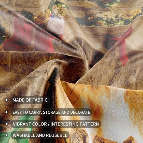 82.7"x59" Christmas Fireplace Backdrop, Fireplace Banner Background Merry Christmas Party Photoshoot Decor Xmas Winter Holiday Photography Photo Studio Props in Saudi Arabia