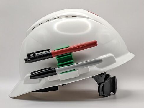 مجموعة مشبك القبعة الصلبة - نظارات السلامة - أسود in Kuwait