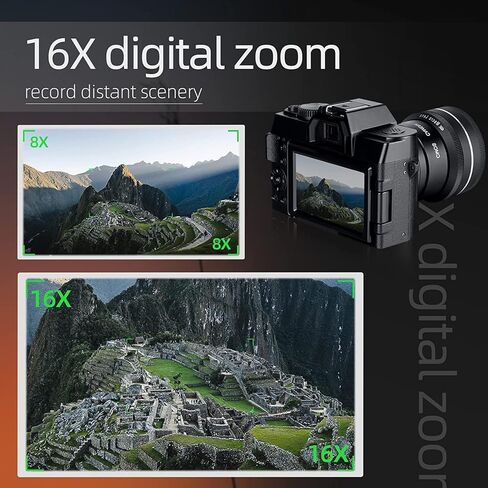 Mo-S100PRO-H-US-2024-5 Digital Cameras for Photography Upgrade, Black in Saudi Arabia