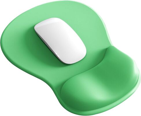 وسادة ماوس مع مسند للمعصم، وسادة ماوس مريحة مع دعم مريح لمسند المعصم من الجل وقاعدة من البولي يوريثان غير قابلة للانزلاق لسهولة الكتابة وتخفيف الألم، وسادة ماوس مكتبية متينة وقابلة للغسل (أزرق) in Kuwait