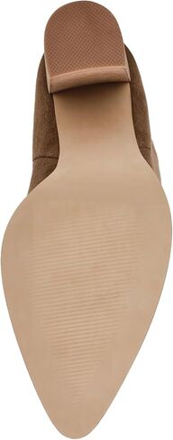 حذاء Steve Madden النسائي Bixby حتى الركبة، جلد سويدي رمادي داكن، 6 in Kuwait