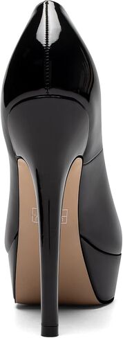 Mettesally Women's Platform High Heel Pumps Round Closed Toe Slip On Stilettos Office Elegant Party Dress Shoes in Saudi Arabia