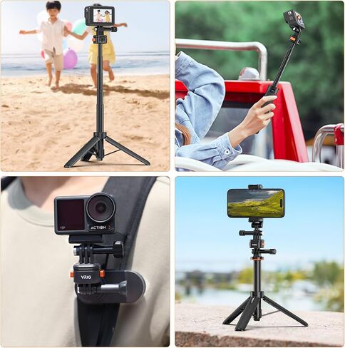 VRIG Claw Mini Quick Release Plate Camera Mount Adapter with 1/4" Screw, for Cameras, Tripod, Monopod, Stabilizer in Kuwait