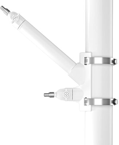 دعامة تثبيت عمود 2 في 1 للوحة Arlo الشمسية/Arlo Pro 3/Arlo Ultra1&2/Arlo Essential/Arlo Pro 4 /eufyCam ملحقات التثبيت الخارجية لـ Arlo pro 4 وArlo Solar Panel (أبيض) in Kuwait