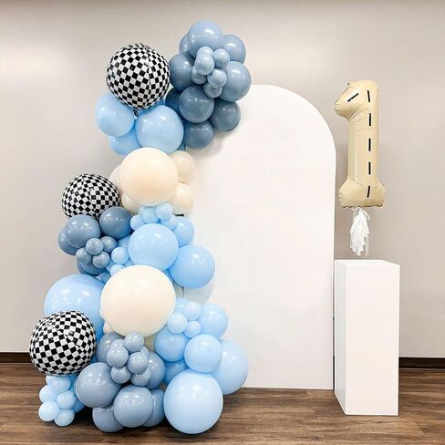 البيج قوس خلفية يغطي 6.6FT كيارا خلفية غطاء الزفاف قوس غطاء للطفل دش حفل عيد الميلاد الزفاف قوس حامل الزينة in Kuwait