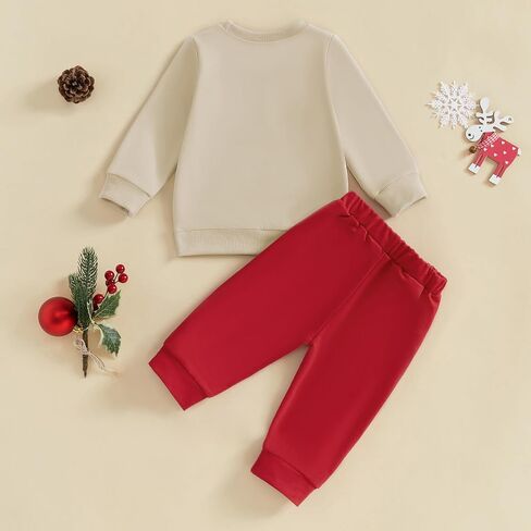 Rtnnsbbfcm Toddler Girl Boy Easter Outfit Rabbit Ear Letter Carrot Embroidery Sweatshirt and Pants Kids Spring Clothes in Kuwait